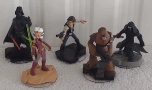 Disney Infinity Star Wars Figuren Konvolut Ahsoka Tano Chewy Darth Vader Ren Han Solo  - Bild 1 von 3