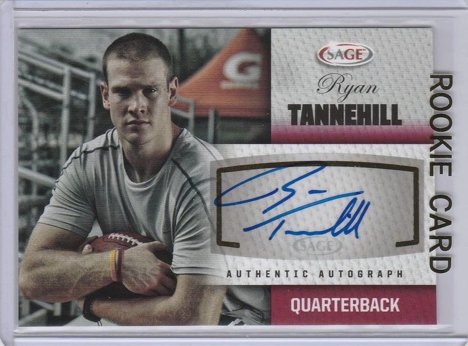 2012 SAGE Ryan Tannehill Rookie Autograph SP #A47 NM Condition - Image 1 of 1