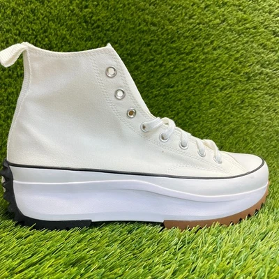 Converse запустить звезда похода Hi мужской размер 10,5 белый черный резинки Athletic туфли кроссовки - Изображение 1 из 4