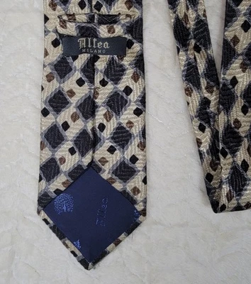 Corbata de seda Allea Milano para hombre Foto 1 de 4