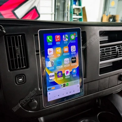 4+64G For 2008-2024 Chevrolet Express Apple Carplay Android 15 Stereo Radio GPS - Image 1 of 4