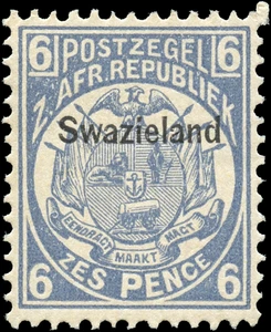 Swaziland Scott #4 MH F-VF Stamp - Bild 1 von 2