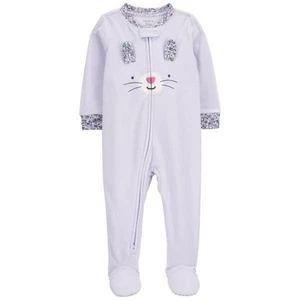 Pijama Carter's Baby Girls 1 pieza polar con cremallera pies dormir y jugar 18 meses - Imagen 1 de 1