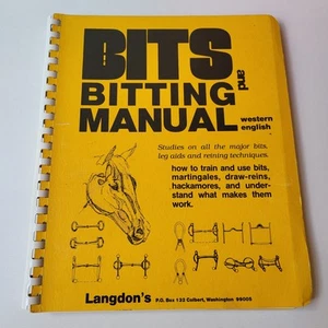 Bits And Bitting Manual Western English Horse Training Book Vintage Spiral Bound - Bild 1 von 8
