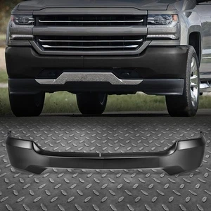 PARA PARACHOQUES DELANTERO SILVERADO 1500 16-19 BARRA FRONTAL NEGRA SIN SENSOR Y AGUJEROS ANTINIEBLA - Imagen 1 de 6
