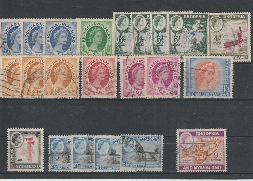 RHODESIA & NYASALAND 1959 used / 1239 - Image 1 of 1