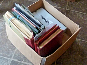 COMMONWEALTH *HUGE* stamp estate collection, 5x album +more in large box, early - Picture 1 of 2