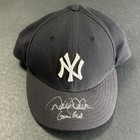 Derek Jeter HOF Signed " Game Used " New York Yankees Hat Sz 7 1/4 AUTO Steiner