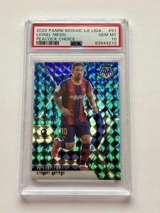 2020-21 Mosiac La Liga Lionel Messi Peacock Choice Gem Mint PSA 10 Barcelona - Bild 1 von 2
