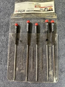 Wiha Tools 26192 Precision Slotted and Phillips Screwdriver Set, 5 Piece - Picture 1 of 2