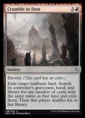 x1 Crumble to Dust - Battle for Zendikar - NM - MTG - Image 1 of 1