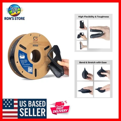 Filamento durável Flex TPU 85A 1,75mm com impressão de alta velocidade e biocompatibilidade - Imagem 1 de 4