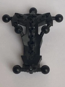 LEGO Black Large Figure Torso Skeletal 7 Ball Joint Ben 10 Ref 87838 Set 8519 - Picture 1 of 1