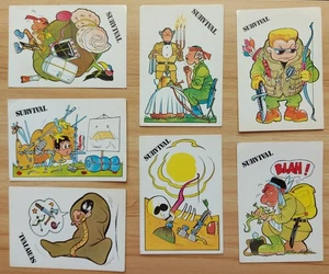 Panini Fantastickers Survival – 7 Images Vintage Années 90 - Picture 1 of 2
