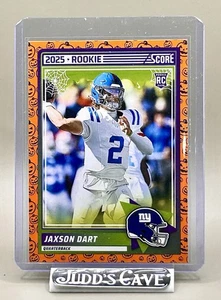 🚨 2025 Score A Treat Football RC JAXSON DART #35 New York Giants 🏈 🎃 - Picture 1 of 2