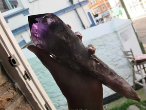 Amethyst Kristall Heilpunkt grob Ständer Natur Power Stein roh Fackel - Bild 1 von 24