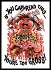 2022 Garbage Pail Kids Book Worms Series 1 Book Marked #BM-2 Mad MIKE