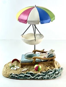 VINTAGE - Yankee Candle - Ölwärmer zum Aufhängen Brenner - Strandkorb & Regenschirm - Bild 1 von 23