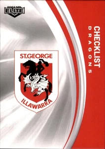 Tarjeta Elite 2024 St George Illawarra Dragons NRL TLA - Logo del club - Imagen 1 de 3
