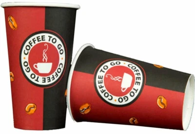 Made in DE 0,4L Coffee to go Becher 400ml Pappbecher Kaffeebecher Kaffee Cup - Bild 1 von 2