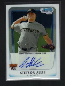 2011 Bowman Chrome Stetson Allie Autograph Card BCP86 - Picture 1 of 2