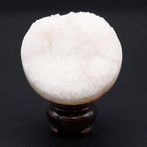 50mm Natural Quartz Cluster Crystal Gemstone Sphere Healing Mineral Reiki AAA - Picture 1 of 4