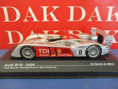 Die cast 1/43 Modellino Audi R10 24H Le Mans 2006 E. Pirro - Immagine 1 di 4