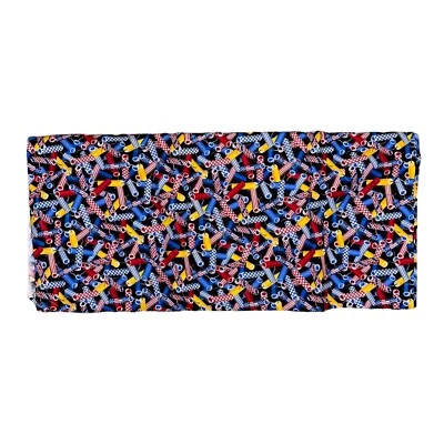 New David Textiles 2.1 Yards Patriotic Fire Cracker Fabric Material Fireworks - Image 1 of 3