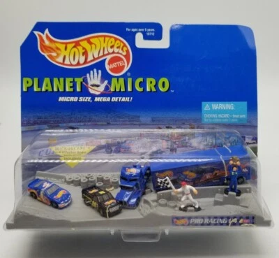 Hot Wheels 1997 Planet Micro KYLE PETTY ERNIE IRVAN Pro Racing Team 1/4 NOS NEW - Image 1 of 4