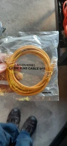 6FT Cat5E RJ45 Ethernet LAN Network UTP Snagless Patch Cable Pure Copper Yellow - Afbeelding 1 van 2