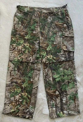 Hunting Camo Cargo Converter Pants / Shorts XL Game Winner 40 x 27" Inseam - Image 1 of 4