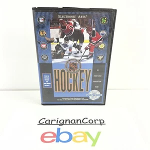 GENESIS ELECTRONIC ARTS HOCKEY CIB completo con manuale, testato! Spedizione gratuita - Foto 1 di 12