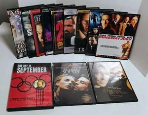 MIXED DRAMA CRIME COURT GRISHAM 12CT DVD LOT RAINMAKER A TIME TO KILL & MORE - Picture 1 of 6