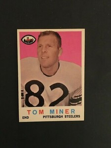1959 TOPPS FOOTBALL SUPER HIGH GRADE SET BREAK #52  TOM  MINER    MINT