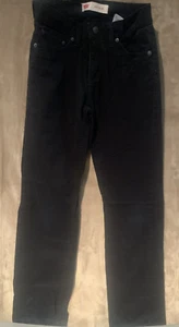 Levis 511 Boys Slim Jeans Black Denim Size 14 Reg 27 x 27 - Picture 1 of 10