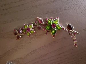 Vintage Monet SWAROVSKI Pin Brooch - Picture 1 of 4