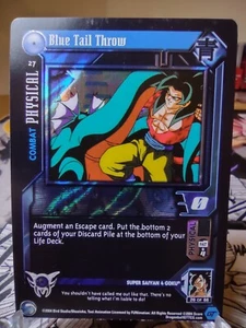 DBZ CCG DRAGON BALL Z GT BLUE TAIL THROW #27 LIMITED ALT FOIL SCORE CARD 2004 - Picture 1 of 2