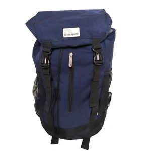 Mochila acolchada azul y gris Le Coq Sportif funda para computadora portátil bolso con cordón Gorp - Imagen 1 de 14