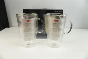 Bodum Douro 2 DOPPELWANDIGE GLÄSER MIT GRIFF 13,5 Unzen - NEU OFFENE BOX * BITTE LESEN ++ - Bild 1 von 9