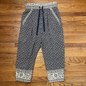 Pantalone Sea New York stampa floreale 100% seta gamba dritta taglia 4 - Foto 1 di 6