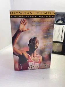 VHS 1996 Olympian Triumphs A Journey of Great Achievement 5 One Hour Videos - Picture 1 of 4