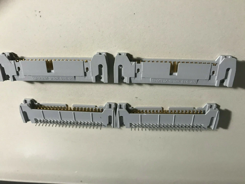 Cuatro (4) Spectra-Strip 816-40 borde cinta 40 pines conector PCB Foto 1 de 3