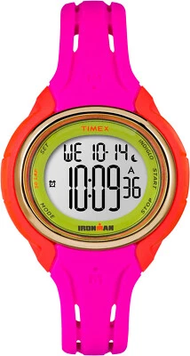 TIMEX Digital Ironman watch Uhr Damenuhr Armbanduhr Silikon pink TW5M02800 neu 1 - Bild 1 von 2