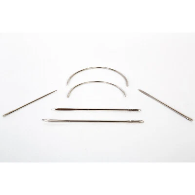 6-teilig Heimwerkernadeln Nadelsortiment  Sattlernadeln Nadelset Polsternadel - Bild 1 von 4