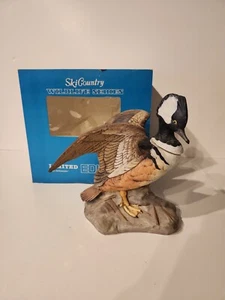 Vintage Ski Country Male Merganser 750 ml Decanter Empty W/ Box Limited Edition - Picture 1 of 16