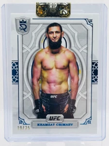 2024 Topps Royalty UFC Khamzat Chimaev peso medio AZUL/25 - Imagen 1 de 2
