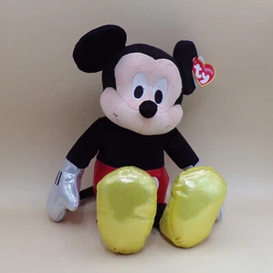 Ty Disney Sparkle Mickey Mouse 8” New Beanie Buddies Collection Ty Inc - Picture 1 of 4