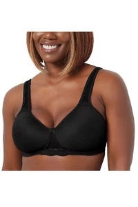 Breezies Natural Curves Wirefree Bra Black - Picture 1 of 1