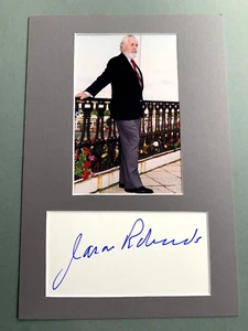 JASON ROBARDS (†2000) Oscar 1977 signed Briefkarte/Passepartout 20x30 Autogramm - Picture 1 of 2