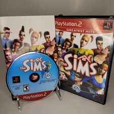 PS2 THE SIMS GREATEST HITS Sony Playstation 2 Simulation Game COMPLETE & TESTED